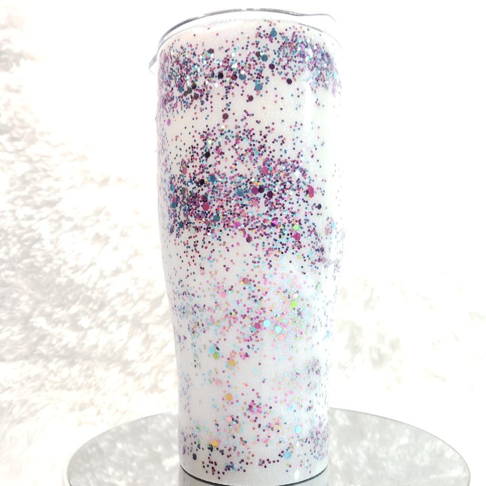 Unicorn Tears Glitter Bomb Tumbler with straw 30oz